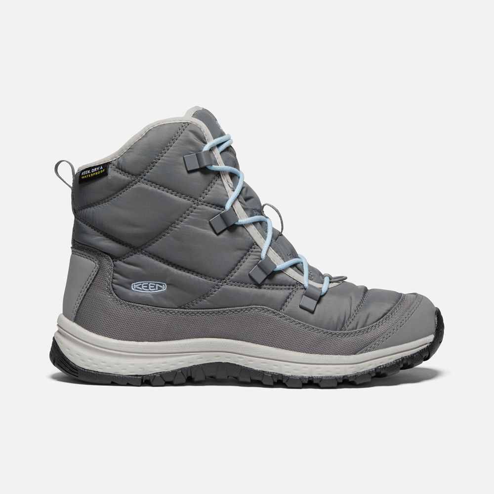 Keen Laarzen Dames Grijs - Terradora Ankle Waterproof - 27034-EHWK